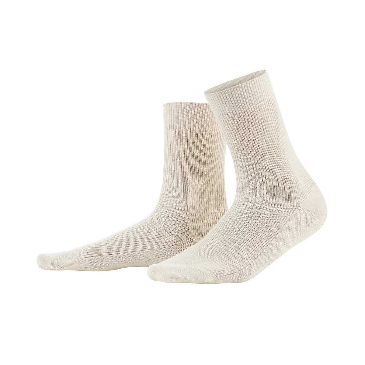 Chaussettes "DAVOS", coton bio et laine bio