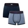 Lot de deux boxers "RODGER" coton bio, vert, GOTS et VEGAN