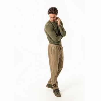 Pantalon cargo "YUSTIN" en velours côtelé, 100% coton bio