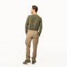 Pantalon cargo "YUSTIN" en velours côtelé, 100% coton bio