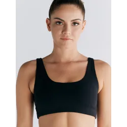 Brassière de sport rembourrée - 95% coton bio - GOTS