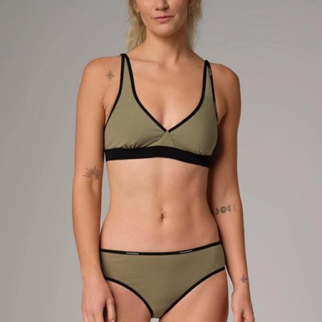 Soutien-gorge triangle - 92% coton biologique - GOTS, FAIRTRADE