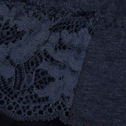 Culotte taille basse avec dentelle - Coton bio - GOTS, Fairtrade