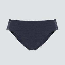 Culotte taille basse avec dentelle - Coton bio - GOTS, Fairtrade