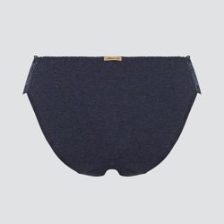Culotte taille basse avec dentelle - Coton bio - GOTS, Fairtrade
