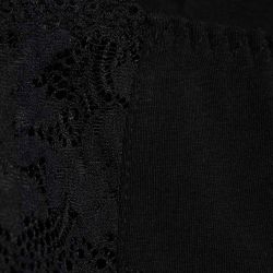 Culotte taille basse avec dentelle - Coton bio - GOTS, Fairtrade