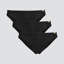 Lot de 3 culottes jazz - 92% coton bio - GOTS, Fairtrade