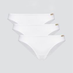 Lot de 3 culottes jazz - 92% coton bio - GOTS, Fairtrade