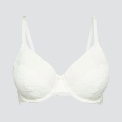 Soutien-gorge à armatures avec dentelle - 92% coton, Fairtrade