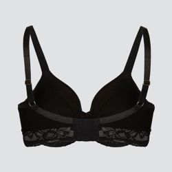 Soutien-gorge à armatures avec dentelle - 92% coton, Fairtrade