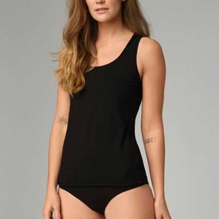 Maillot de corps bretelles large - 92 % coton bio - GOTS, Fairtrade