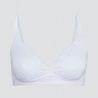 Soutien-gorge double épaisseur en coton bio, blanc, Fairtrade, GOTS