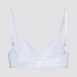 Soutien-gorge double épaisseur en coton bio, blanc, Fairtrade, GOTS