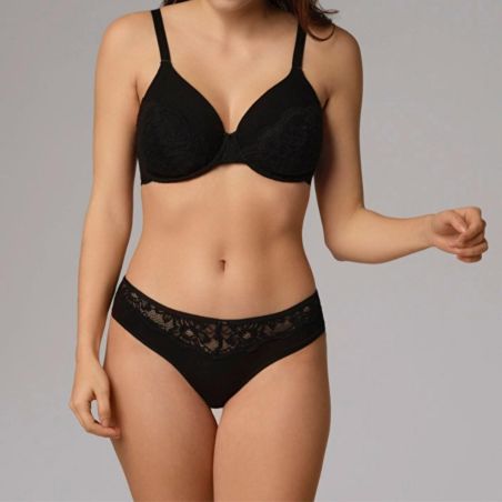 Slip à dentelle - 92% de coton bio - GOTS, Fairtrade