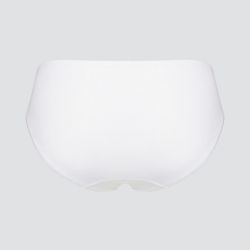 Slip sans coutures latérales en 100% de coton bio, blanc,Fairtrade, GOTS