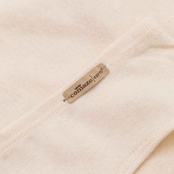 Slip sans coutures latérales en 100% de coton bio, blanc,Fairtrade, GOTS