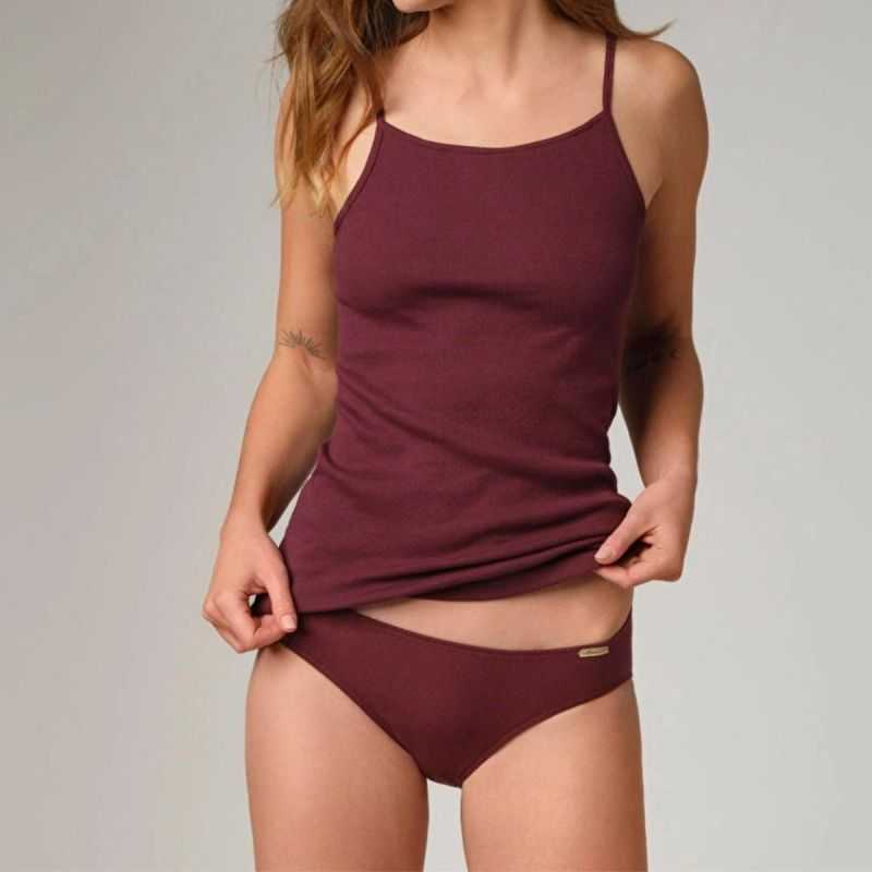 Slip sans coutures latérales en 100% de coton bio, blanc,Fairtrade, GOTS