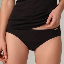 Slip sans coutures latérales en 100% de coton bio, blanc,Fairtrade, GOTS