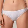 Mini-culotte à rayures satinées avec dentelles - 92% coton bio - GOTS, Fairtrade