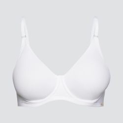Soutien-gorge avec armatures en 92% de coton bio, blanc, Fairtrade, GOTS