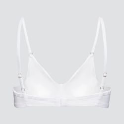Soutien-gorge avec armatures en 92% de coton bio, blanc, Fairtrade, GOTS