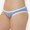 Culotte "CHLOE" coupe classique avec dentelle - 95% coton bio - GOTS