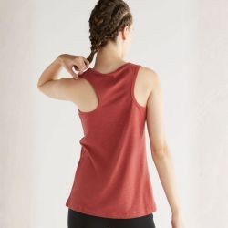 Débardeur dos nageur, jersey flammé - 100% Coton bio GOTS
