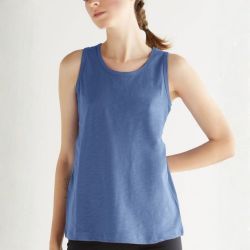 Débardeur dos nageur, jersey flammé - 100% Coton bio GOTS