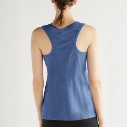 Débardeur dos nageur, jersey flammé - 100% Coton bio GOTS