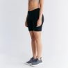 Short cycliste coton bio et élasthane, noir GOTS