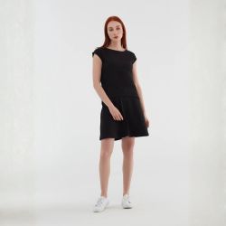 Jupe trapèze, taille confort - 95% Coton bio - GOTS