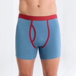 Boxer avec ouverture - 95% coton bio - GOTS
