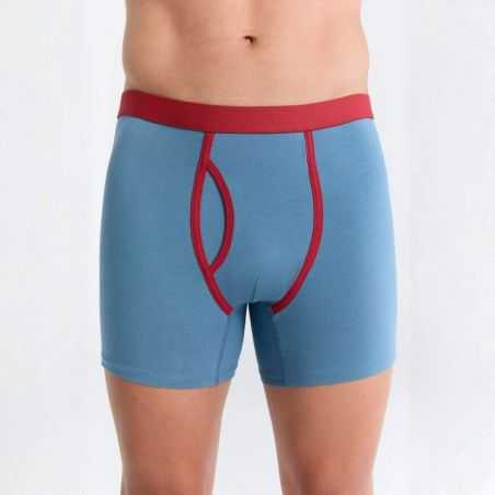 Boxer avec ouverture - 95% coton bio - GOTS