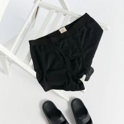 Boxer avec ouverture - 95% coton bio - GOTS