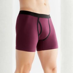 Boxer avec ouverture - 95% coton bio - GOTS