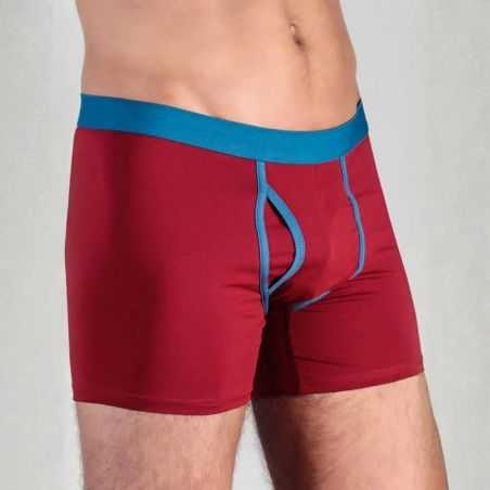 Boxer avec ouverture - 95% coton bio - GOTS