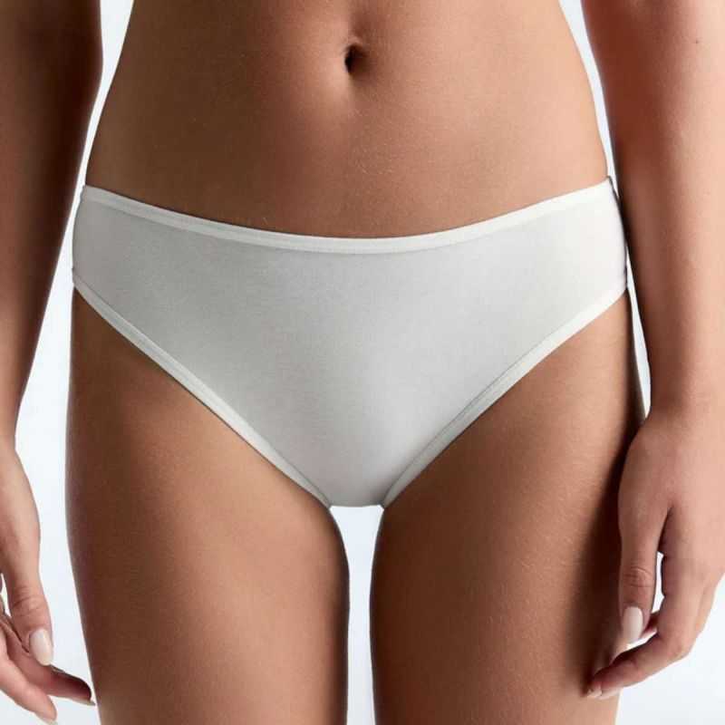 Ligne \"LEELA\" slip coton bio noir