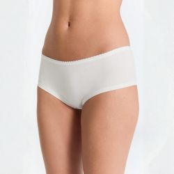Shorty confortable avec dentelle - 95% coton bio - GOTS