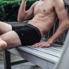 Boxer noir - 95% Coton bio - GOTS