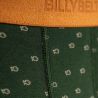 Boxer coton bio BILLYBELT, Poisson vert