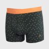 Boxer coton bio BILLYBELT, Poisson vert