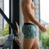Boxer "MIRAGE" motif abstrait - 95% Coton bio - GOTS