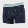 Boxer "FISCHER" motif pois et poissons - 95% Coton bio - GOTS
