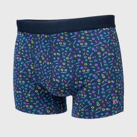 Boxer "BACK TO 80'S" - 95% Coton bio - GOTS