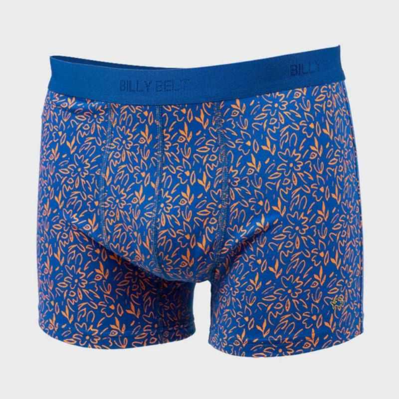 Boxer "FLOWER POWER" - 95% Coton bio - GOTS