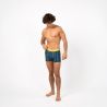 Boxer "ALOA" motif surf - 95% Coton bio - GOTS