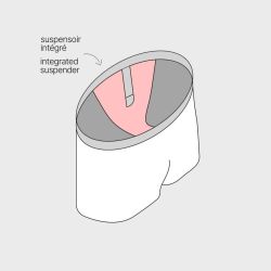 Caleçon coton bio BILLYBELT, Feuilles, GOTS