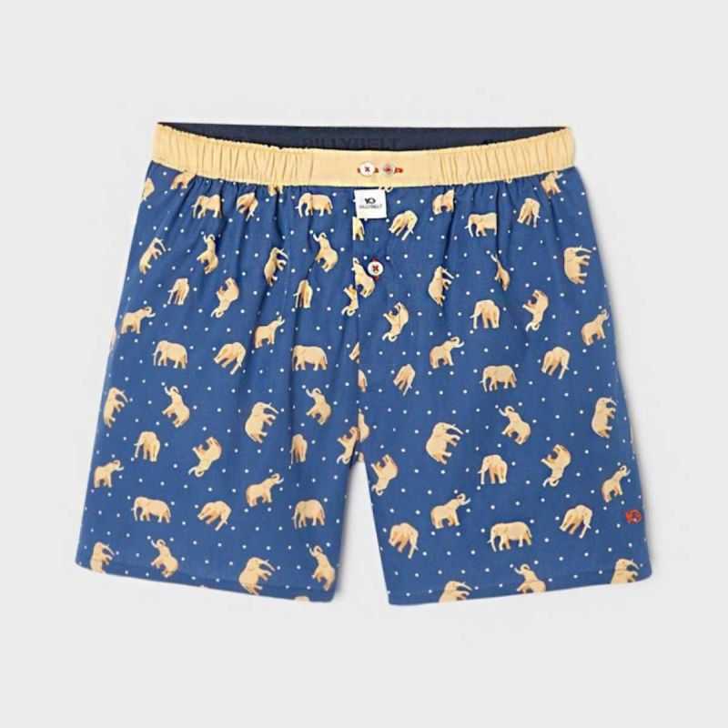 Caleçon "ELEPHANT DREAM" motif éléphant - 100% Coton bio - GOTS