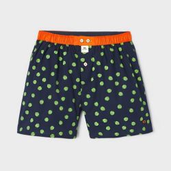 Caleçon "MONSTERA LEAF" motif feuilles - 100% Coton bio - GOTS