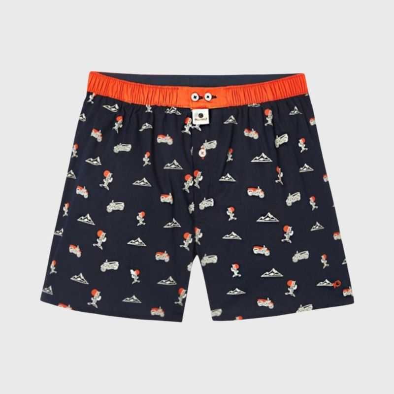 Caleçon "ROADTRIP" - 100% Coton bio - GOTS